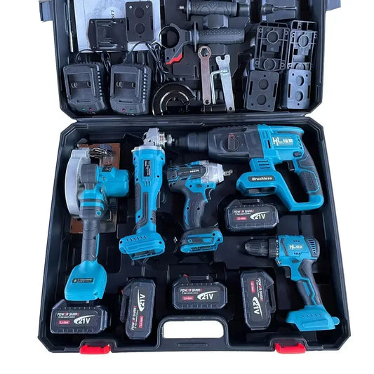 MKT Combo Power Tools 5 Kits Tool Set Cordless Drills