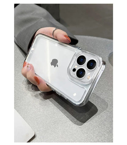 Luxury Silicone Transparent Shockproof Armo Case For iPhone 14 Pro Max